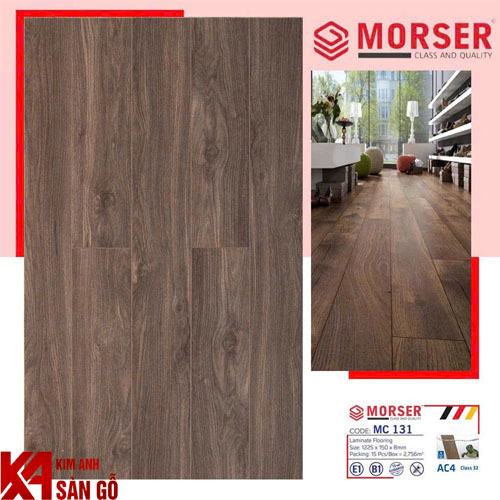 Sàn Gỗ Công Nghiệp 8MM MORSER MC-131